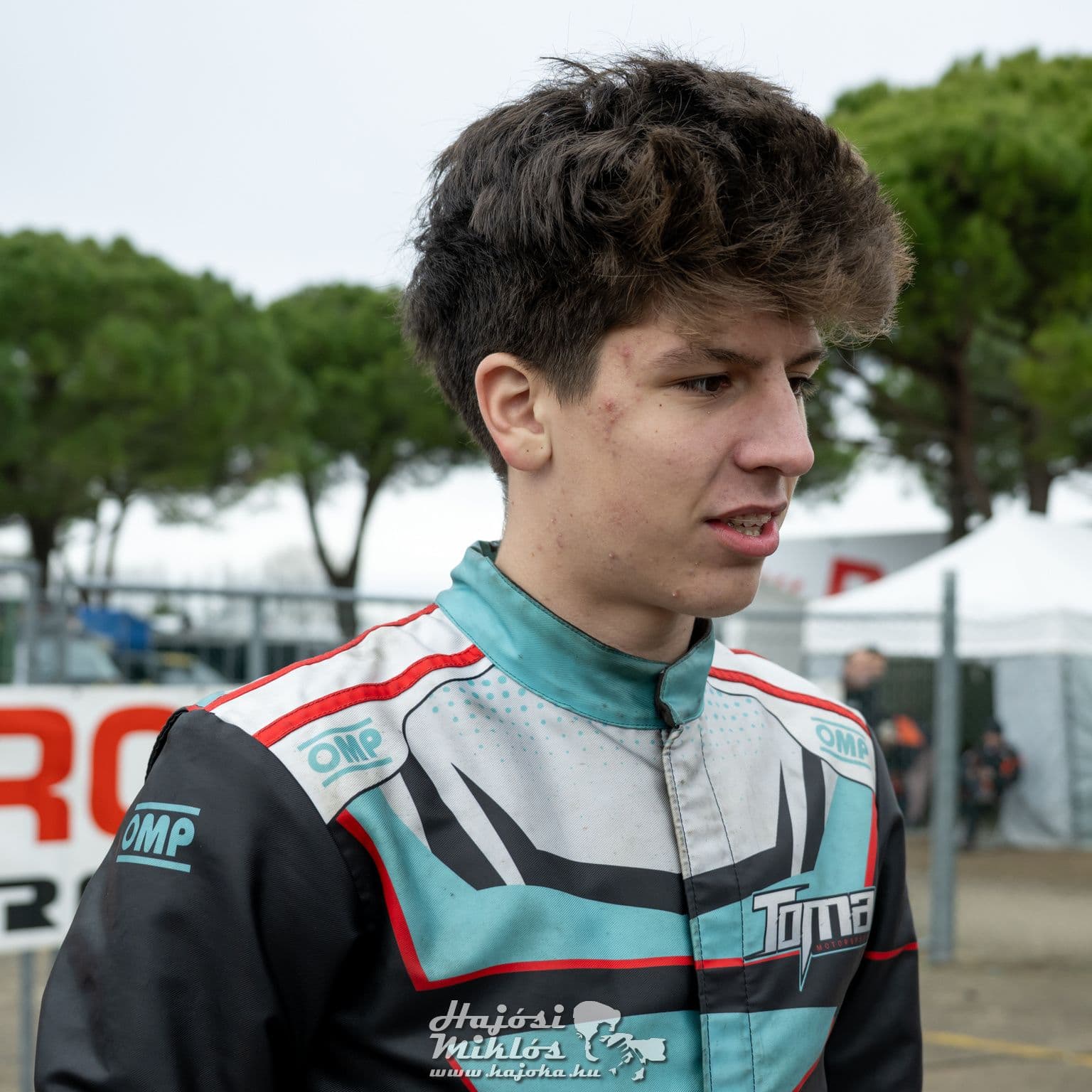 Donát in the paddock on Friday at the Jesolo Bonus Cup