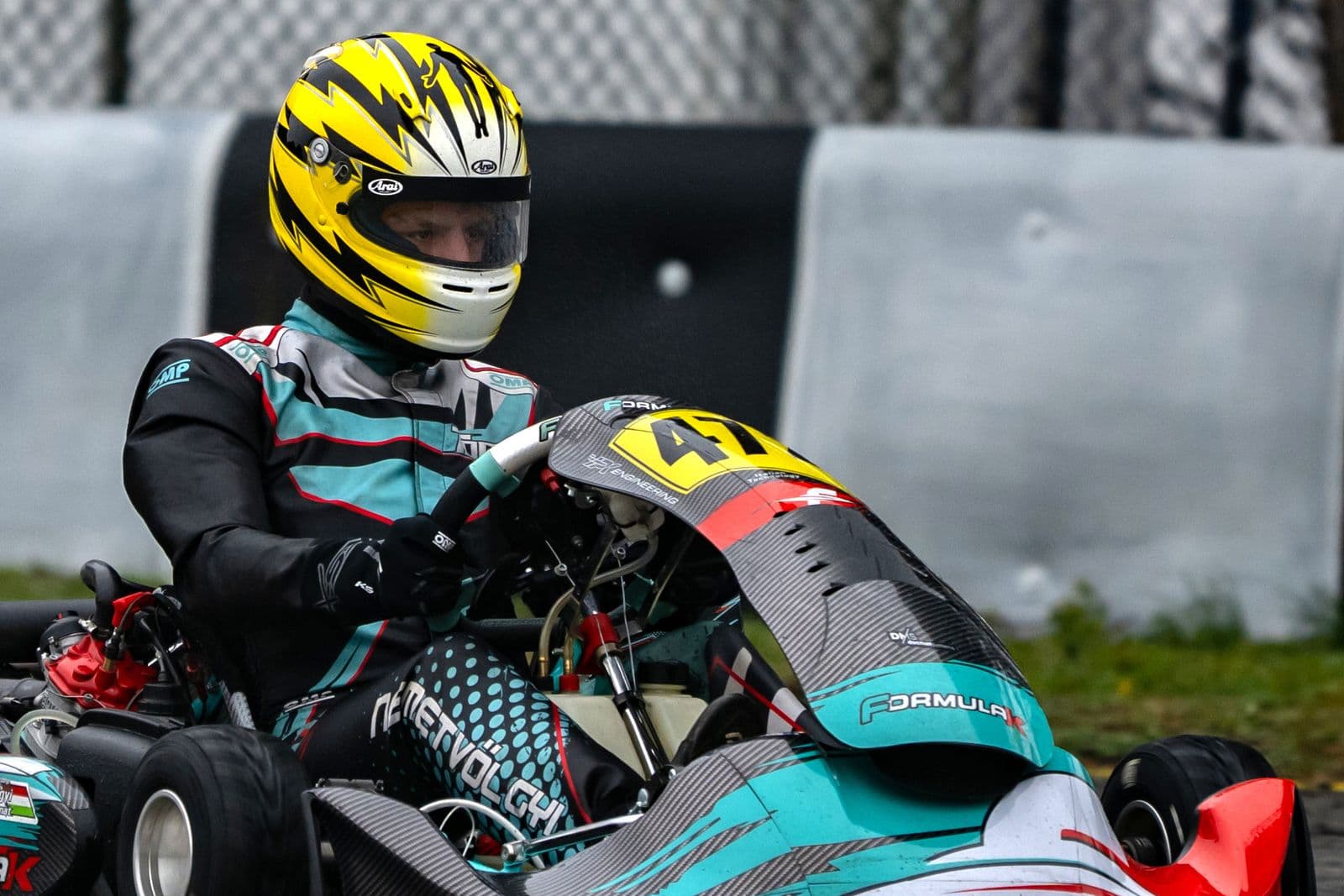 Donát in kart #472 on track, Jesolo