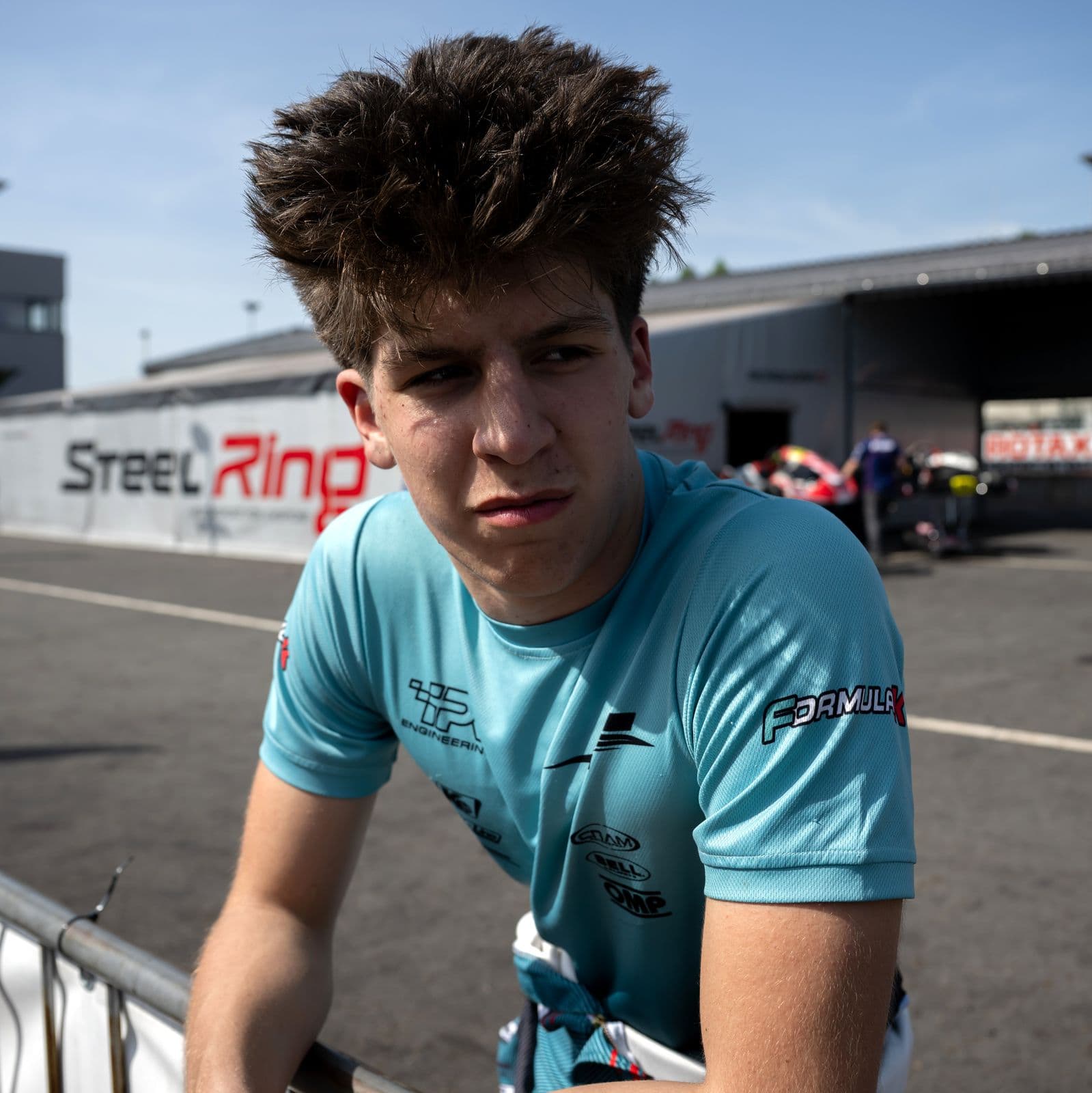 Donát at the trackside barrier, Třinec