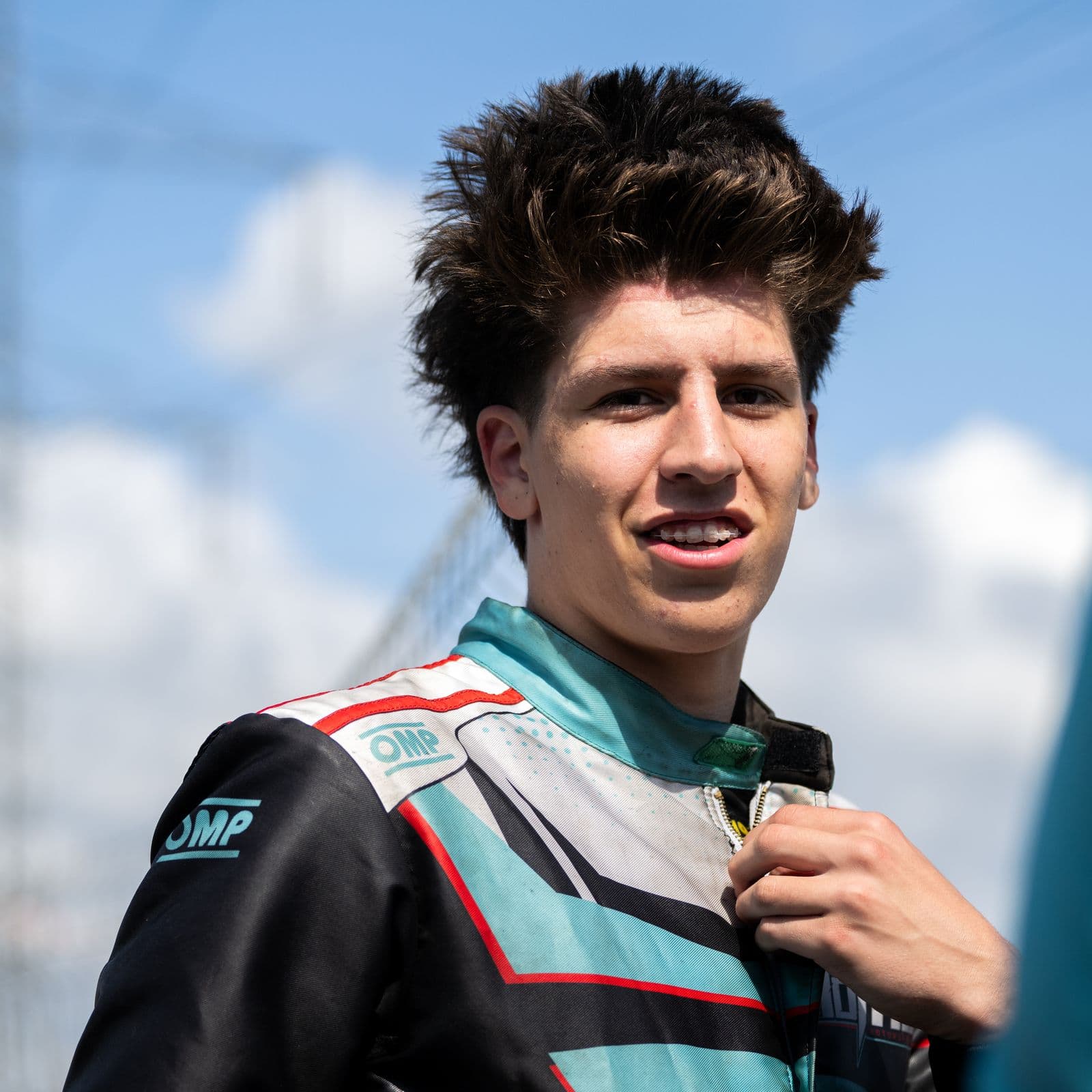 Donát in the paddock on Friday, Bruck